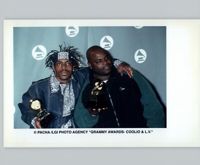 Coolio & L.V. @ 36th Annual Grammy Awards 1996 Press Photo 