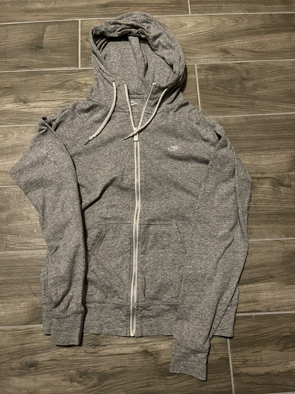 Nike Women's Gray Zip Up Hoodie Jacket 