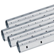 Rolladenwelle Stahlwelle SW40/SW60 Achtkant 1...