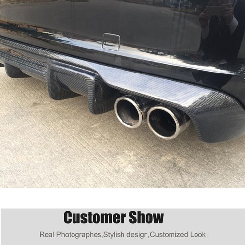For Audi A3 Sline S3 8V Hatchback 13-15 Real Carbon Rear Bumper Diffuser Lip kit - Picture 7 of 12