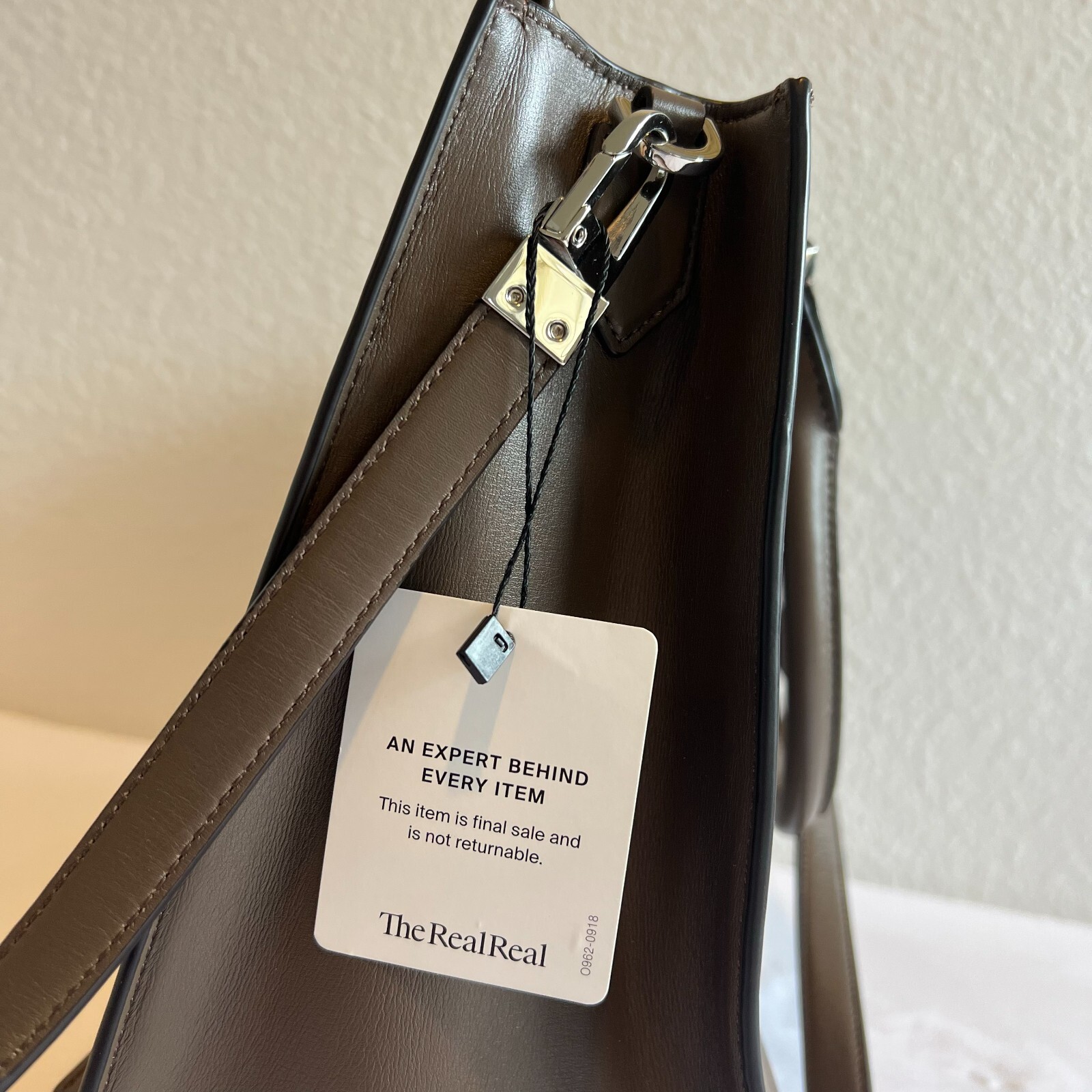 Michael Kors Collection Solid Leather Handle Bag … - image 5