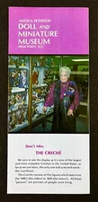 1980s High Point NC Angela Peterson Doll Miniature Museum VTG Travel Brochure