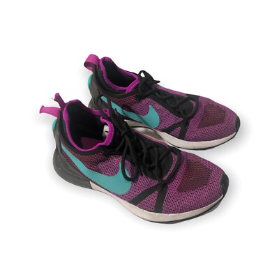 Nike Dual Racer Knit Womens Running Shoes Size 8 Sneakers Fuschia