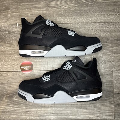 Jordan 4 Retro SE Black Canvas Men/GS Brand New Fast Shipping | eBay
