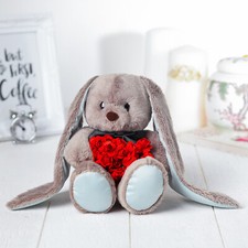 Plüschtier Hase Zaika 20 cm Plüsch Kuscheltier Stofftier Valentinstag Osterhase