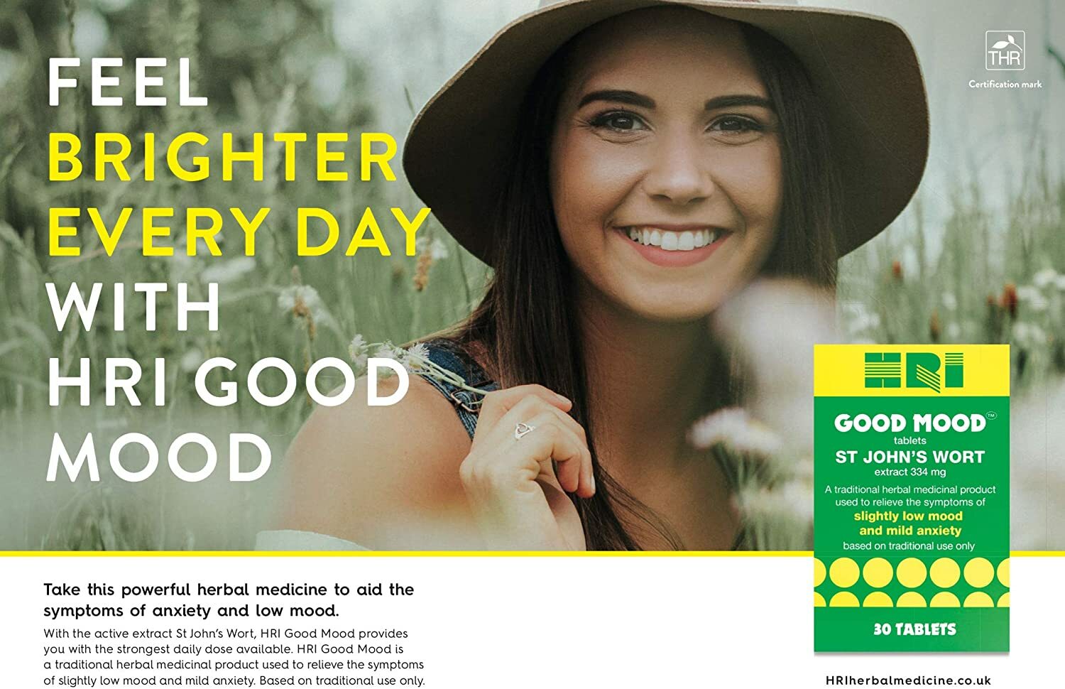 HRI Good Mood Low Mood Mild Anxiety Relief St Johns Wort 30 Tablets eBay