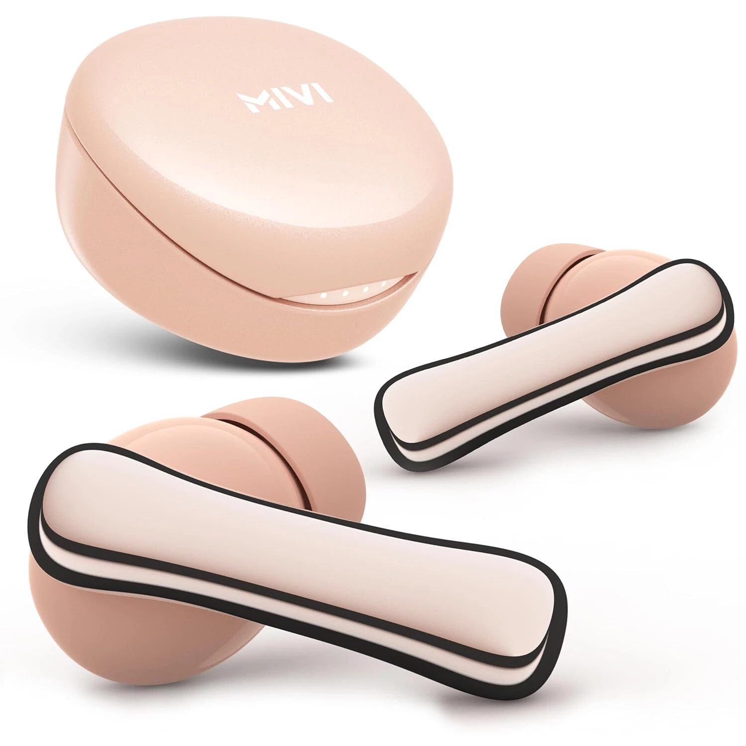 Mivi DuoPods A850 AI-ENC TWS with HDCalls Technology,13mm Rich Bass Drivers,50HR