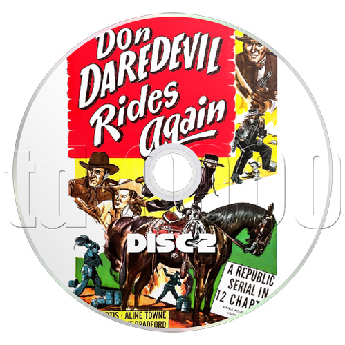 Don Daredevil Rides Again (1951) Republic Movie Serial Cliffhanger on DVD - Foto 3 di 4