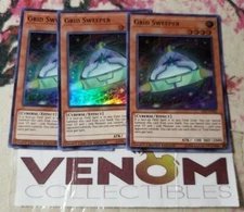 3x (M/NM) - Grid Sweeper - SAST-ENSE1 - Super Rare - Limited Edition YuGiOh
