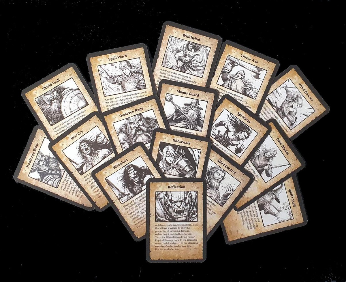 ExtraQuest Hero Skill cards - Set 1 (Heroquest 2021 Edition) | eBay