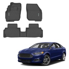 Car Floor Mats For 2013-2016 Ford Fusion All-weather Tpe Rubber Cargo Liner 3pcs