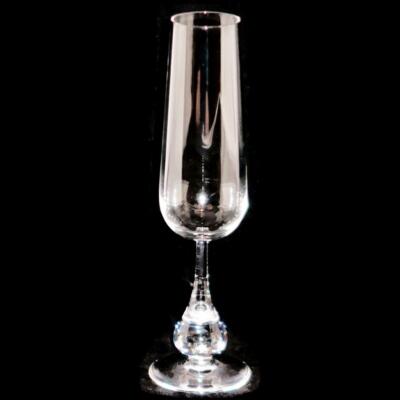 Baccarat JOSE Vintage Crystal Champagne Flute, Bulbous Teardrop Stem, 8 7/8''