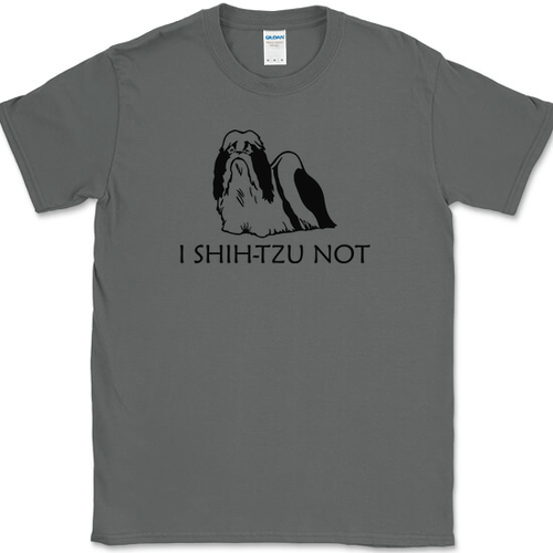 I Shih-Tzu Not T-Shirt Funny Sht Joke Humor Sarcastic Novelty Cotton Tee - Picture 2 of 7