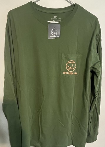 NEW Southern Lure Men's Hunting Graphic T-Shirt Large L Green Mallards NWT Ducks - Picture 3 of 7