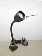 Sunnex  HS741-10  Halogen Task Lamp Chrome/Black  12V 20W  10" Neck  740 Series