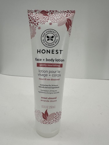 The Honest Company Gently Nourishing Face and Body Lotion, Sweet Almond 8.5 oz