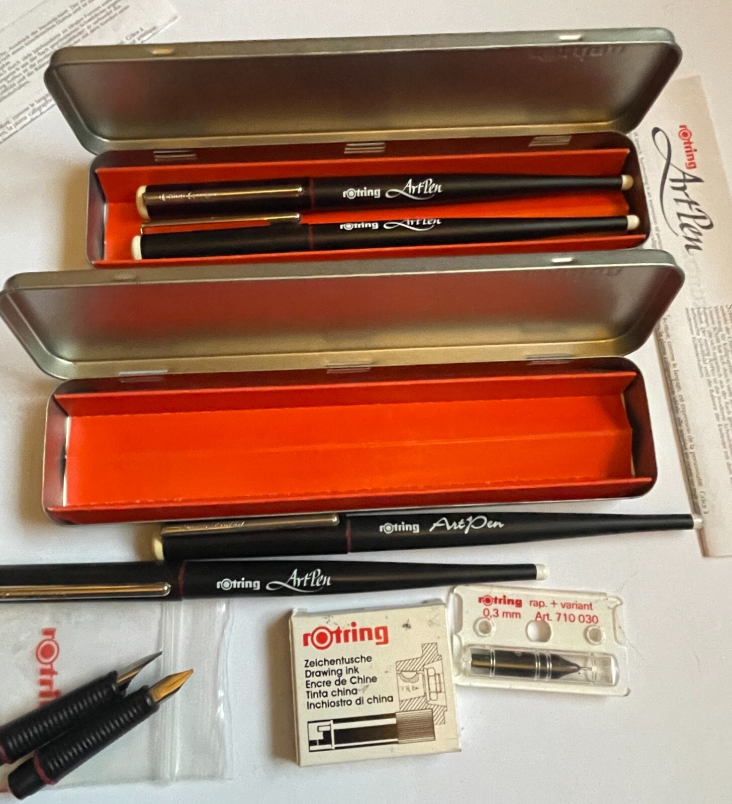 Rotring Art Pens & Calligraphy Pens and Other Misc Rotring Nibs eBay