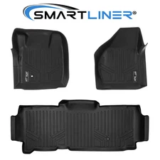SMARTLINER Custom Fit Floor Mats Liner OEM 2008-2010 Ford Super Duty SuperCab