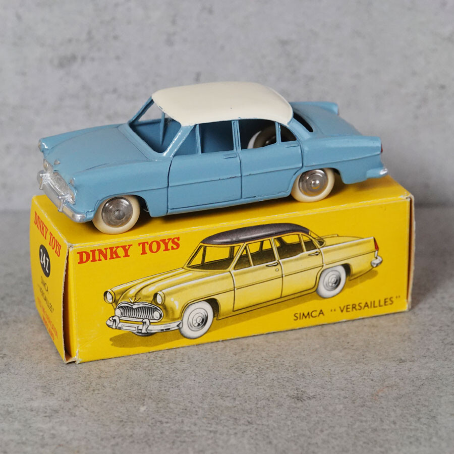 Dinky Toys France N°24UT – Simca Aronde Taxi – Jantes Chromées – Boîte D'origine
