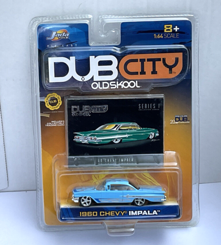 Jada Dub City  1960 CHEVROLET IMPALA   '60 Chevy Diecast  w/ trading card - Picture 1 of 11