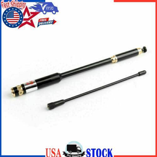 1Pcs AL-800 High Gain Dual Band Extendable Antenna BNC For Icom Yaesu Radio