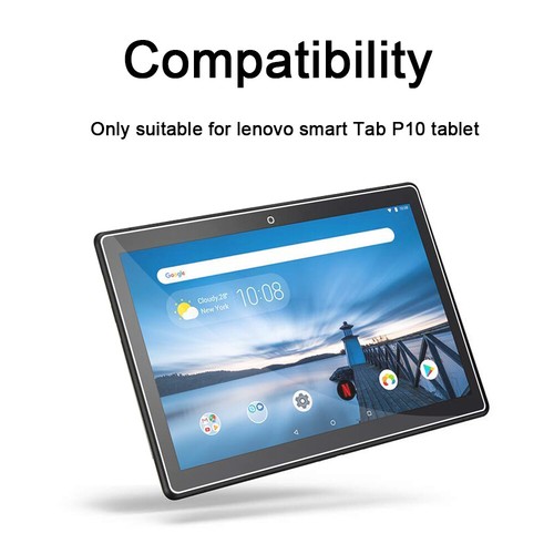 Screen Protector for Lenovo Tab E10/M10/P10 Tempered Glass Film 9H Hardness - Picture 9 of 22