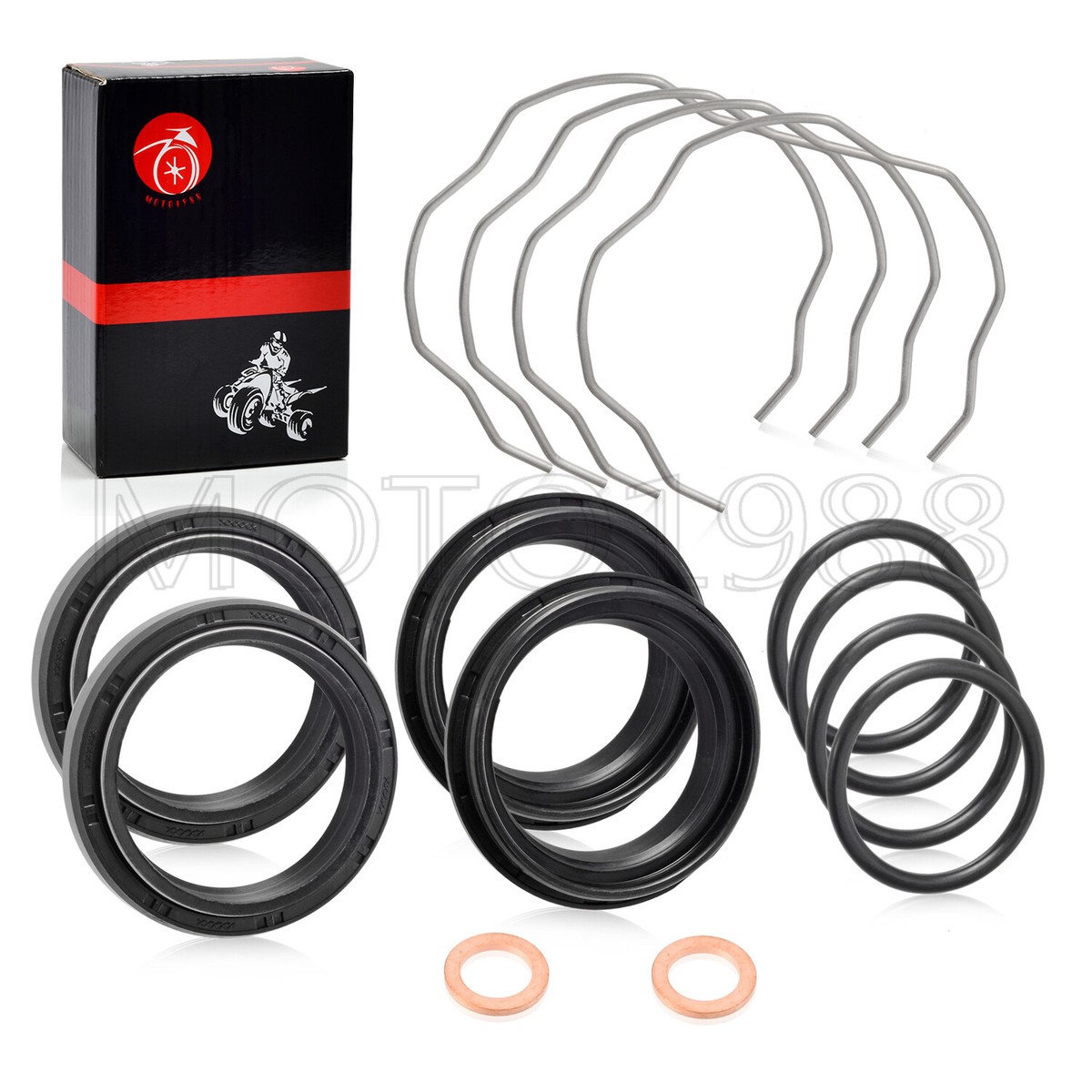 CD金延幸子 / Fork in the Road/SEAL-003 Fork Dust Oil Seals Kit 41x53x8/10.5mm For HONDA Shadow ACE 750