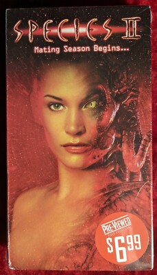 Species 2 (VHS, 1998) Natasha Henstridge -  Blockbuster Pre-Viewed Sealed