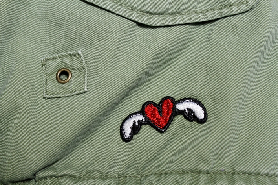 Zara Girls RARE Peanuts Snoopy & Woodstock Green Military Denim Jacket Youth 8 - Image 2 of 4
