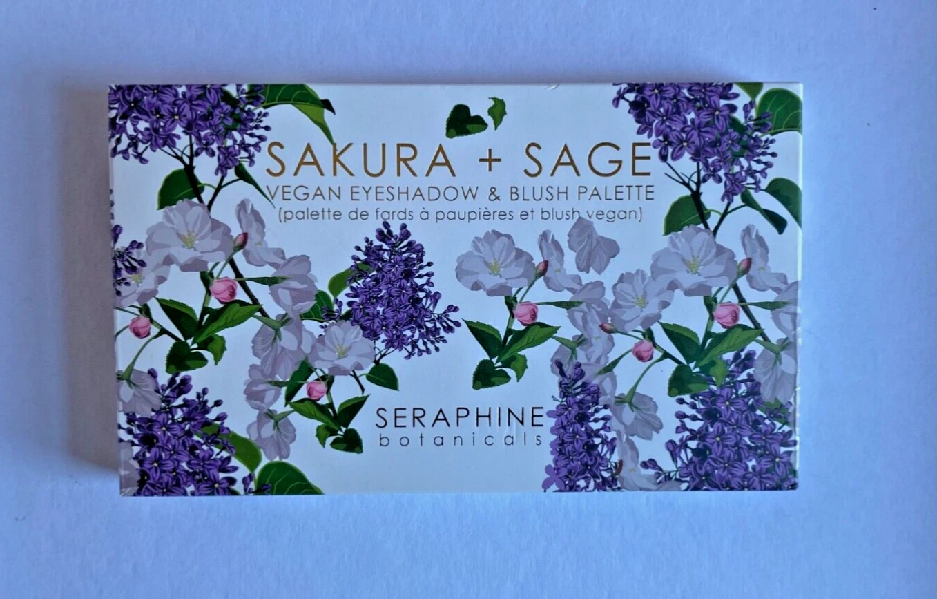 Seraphine Botanicals Sakura + Sage Vegan Eyeshadow & Blush Palette 21g .74oz
Opens in a new window o