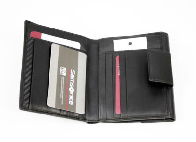 Samsonite S-Derry SLG Geldbörse Damenbörse mit Riegel Schwarz 57653-1041 (69,95)