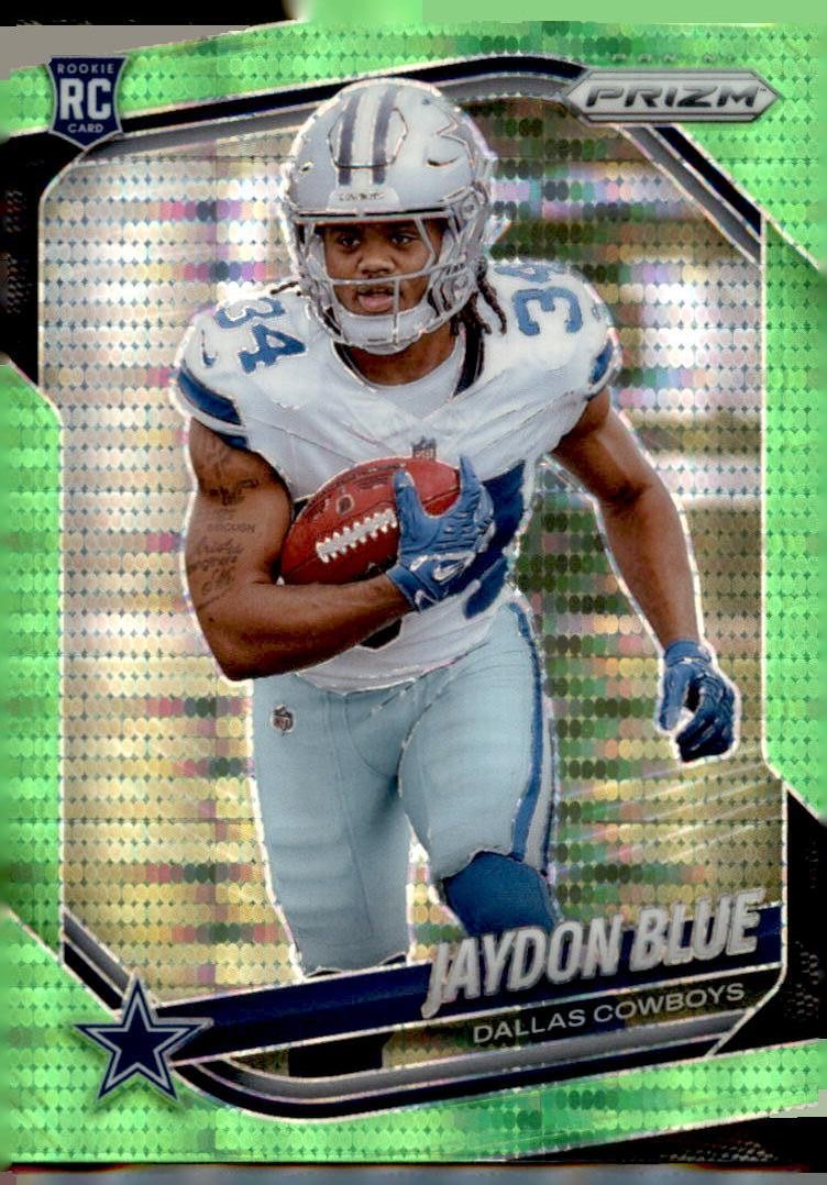 2025 Panini Prizm #325 Jaydon Blue Neon Green Pulsar