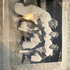 Brooklyn Dodgers 1949 World Series AP Wirephoto Jackie Robinson, Campanella