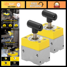 Switchable Magnetic Workholding Tools 150 lb 2-Pack for Welding & Fabrication