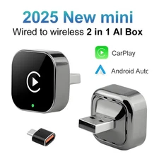 Plug Play Adapter for Original Car Screen Converts Wired to Wireless CarPlay