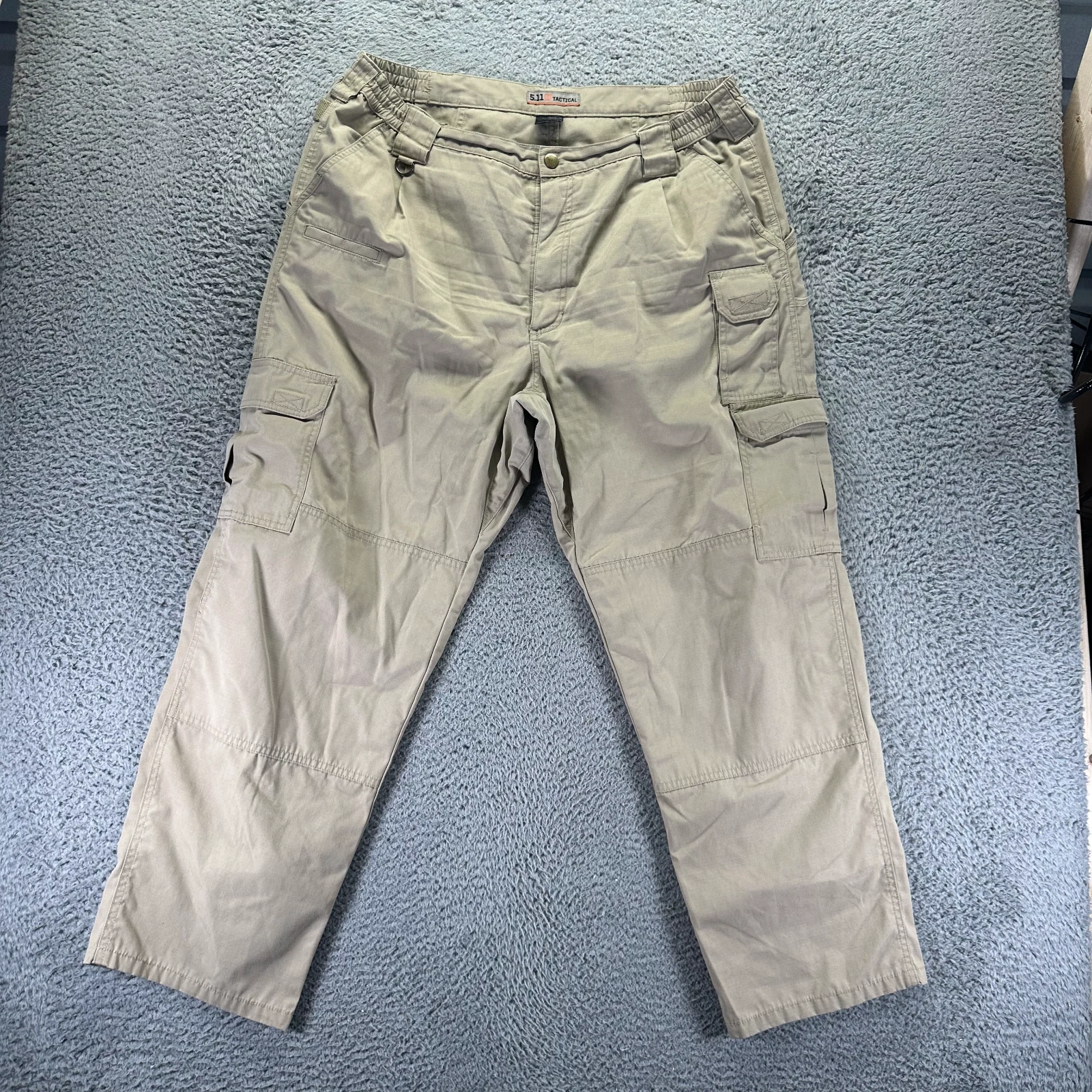 5.11 Tactical Pant Men's 40x30 Beige Cargo Straight Workwear Utility Ripstop