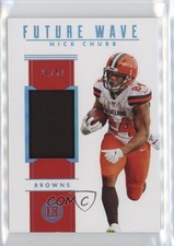 2019 Panini Encased Future Wave Materials Sapphire 20/50 Nick Chubb #FW8 0p1q