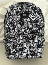Vans Old Skool llI Off The Wall Black  White Backpack Logo Print