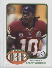 2015 Topps Topps.com Online Exclusive 5x7 Jumbo 95/99 Robert Griffin III pn1