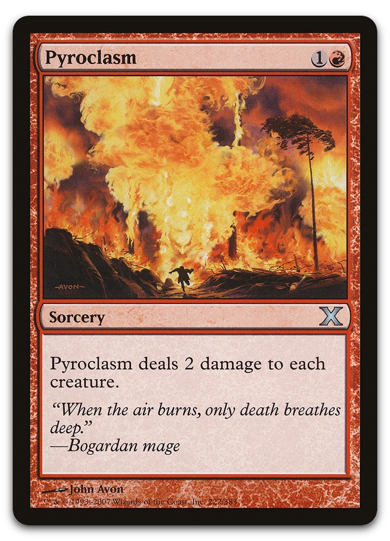 Pyroclasm #222 (NM) 10th Edition 10E Magic MTG