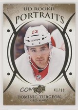 2018 Upper Deck UD Portraits Rookies Gold Foil 41/99 Dominic Turgeon #P-68 0e3