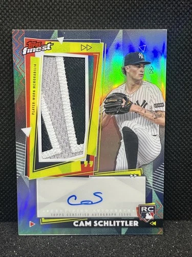 2026 Topps Finest Cam Schlittler Base (RAW)