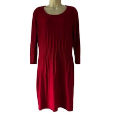Marc New York Red Sweater Dress Woman's Size XL Knee Length Holiday Office