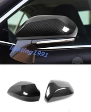 For TOYOTA CAMRY 2018-2022 Real Carbon Fiber Rearview Door Side Mirror Cover