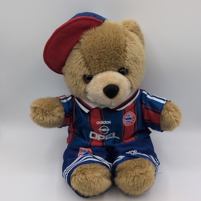 FC Bayern München Teddy Bär 90er Vintage Opel Trikot Retro
