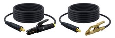 SÜA 300A Ground Clamp & Holder Welding Lead Set - #1 AWG 100% Copper Cable