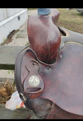 American Saddlery 15 in Pleasure/Trail Western Saddle, Brown Leather Traditional