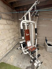HOMCOM Adjustable Home Gym Multi-Station Chest Press Lat Pull Down Leg Ext