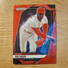 2025 Panini Prizm - Red /399 - Bob Gibson - #239 - Cardinals