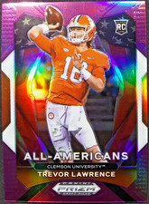 2021 Prizm Draft Rookie All-American /75 Purple Prizm #181 Trevor Lawrence RC SP